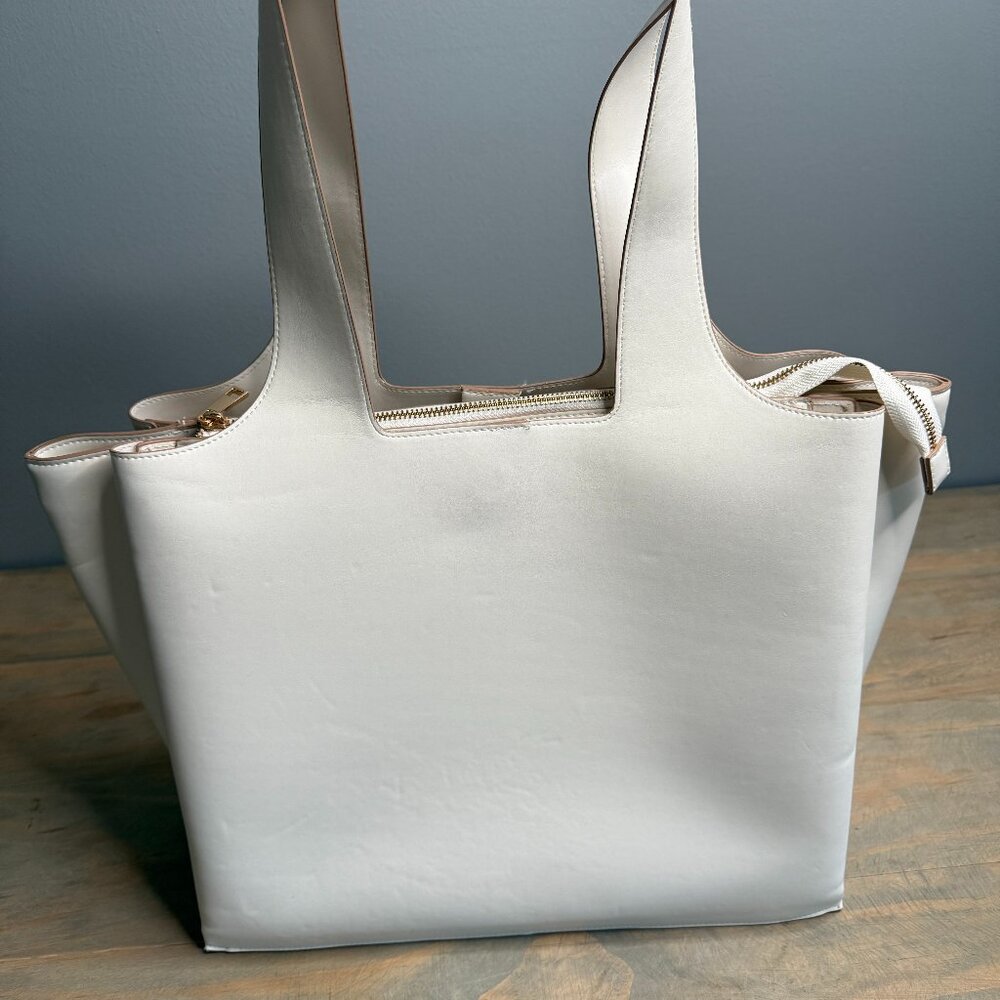 A New Day Cream Work Tote Bag